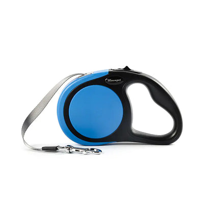 Automatic Retractable Dog Leash with Flat Rope Design