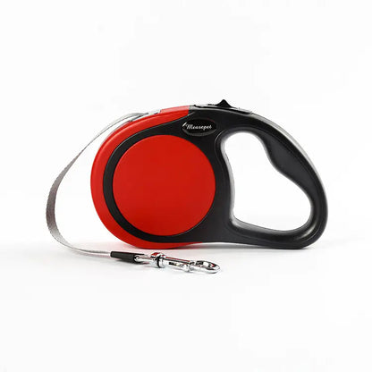 Automatic Retractable Dog Leash with Flat Rope Design